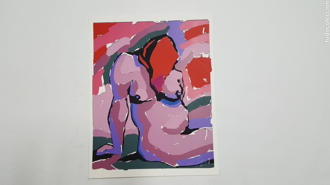 Arte: LITOGRAF&Iacute;A DEJES&Uacute;S IGLESIAS &rdquo;DESNUDO I&rdquo;