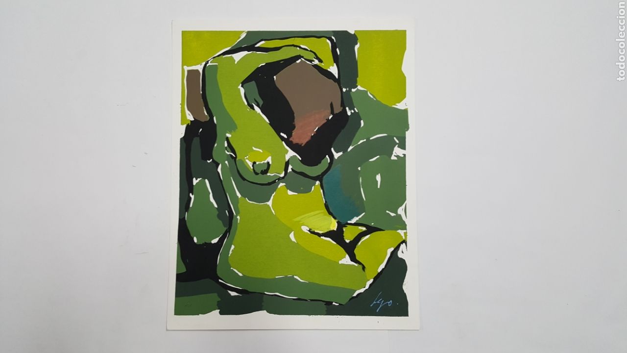 Arte: LITOGRAF&Iacute;A JES&Uacute;S IGLESIAS &rdquo;DESNUDO II&rdquo;