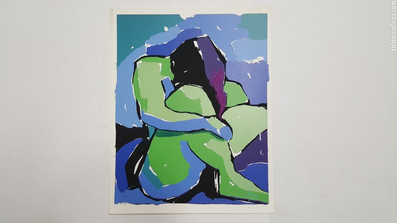 Arte: LITOGRAF&Iacute;A DE JES&Uacute;S IGLESIAS &rdquo;DESNUDO IV&rdquo;