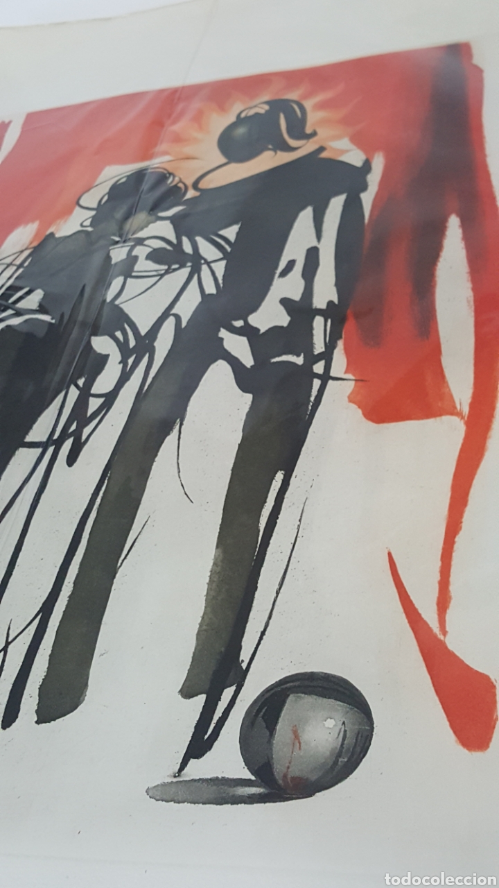 Arte: LITOGRAF&Iacute;A E3 R. MEBLELINCH &rdquo;BAILE EN EL CIELO&rdquo; - Foto 2