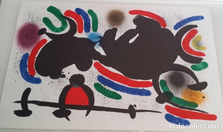 Arte: Joan Miro, litograf&iacute;a IV - Foto 3