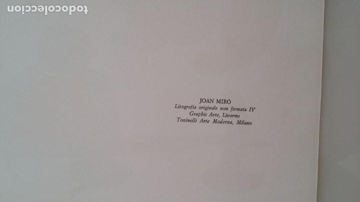 Arte: Joan Miro, litograf&iacute;a IV - Foto 6