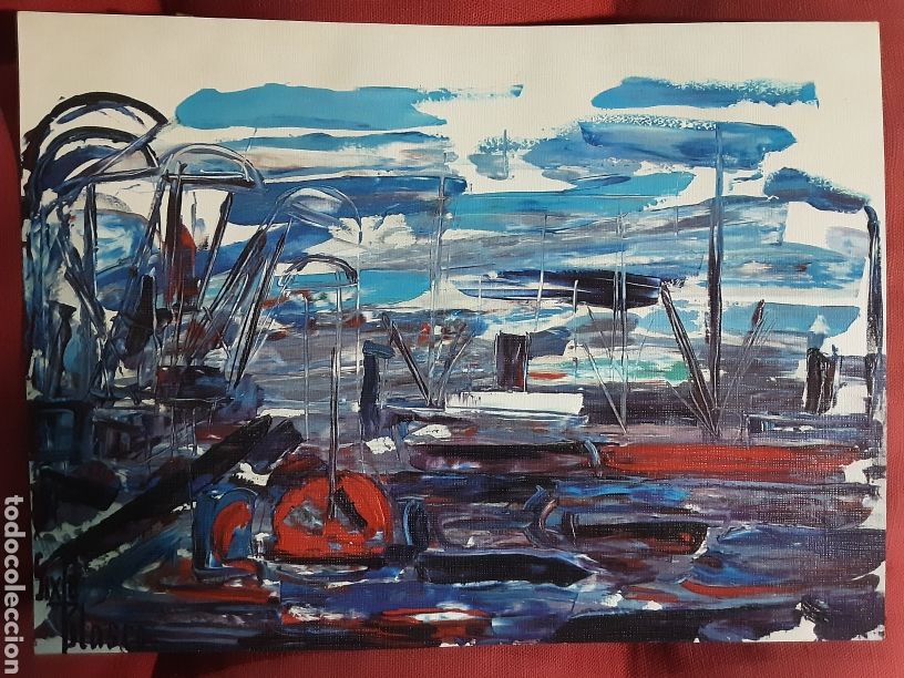 Art: Litograf&iacute;a de Puerto por Sixte Blasco