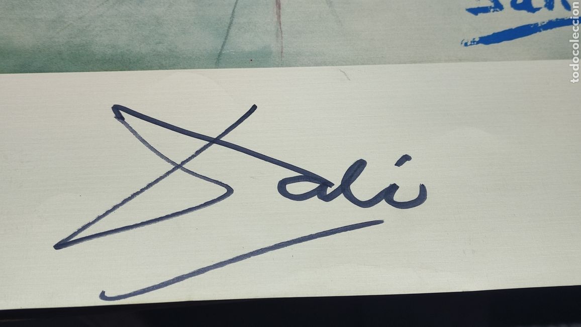 Arte: Litograf&iacute;a de Dali firmada - Foto 3