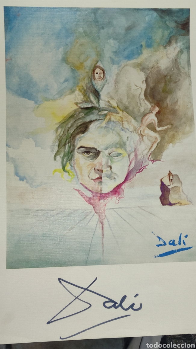 Arte: Litograf&iacute;a de Dali firmada - Foto 4