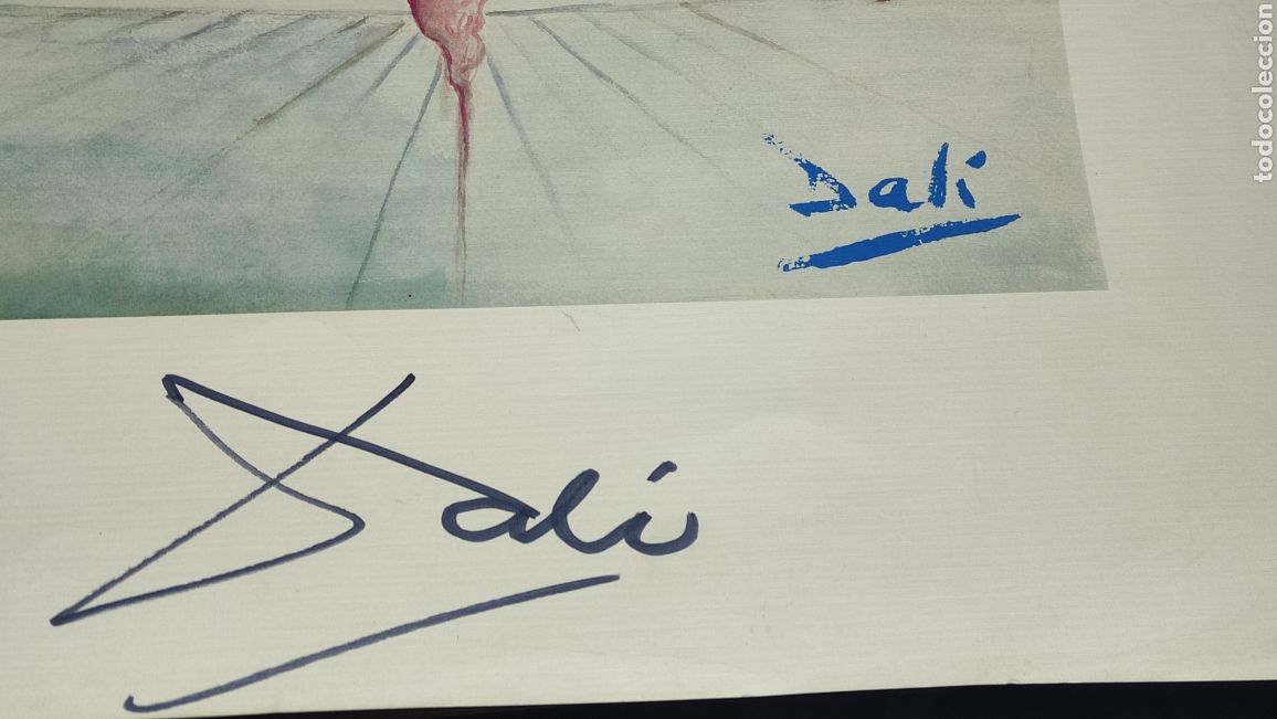 Arte: Litograf&iacute;a de Dali firmada - Foto 5