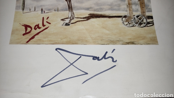 Arte: Litograf&iacute;a de Dali firmada - Foto 3