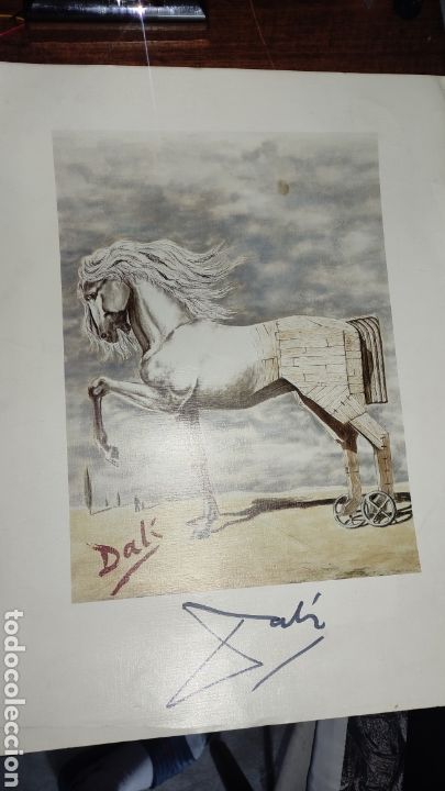 Arte: Litograf&iacute;a de Dali firmada - Foto 5