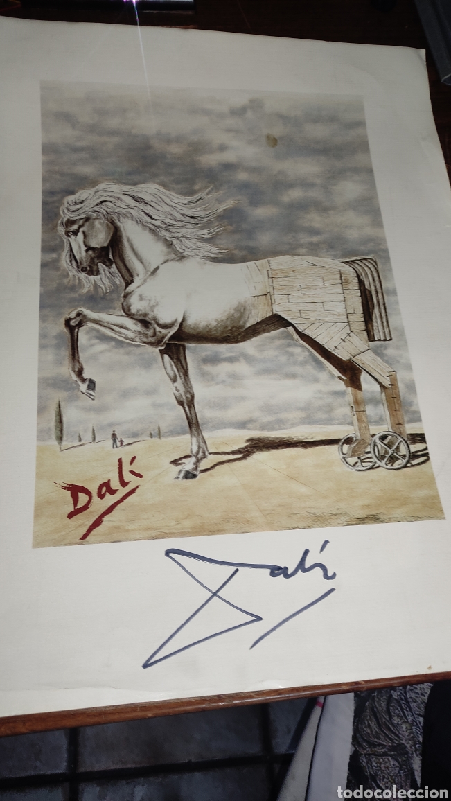 Arte: Litograf&iacute;a de Dali firmada - Foto 1