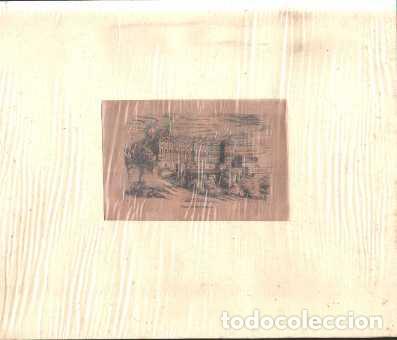 Arte: LITOGRAFIA DE MADRID. VISTA DEL REAL PALACION A&Ntilde;O 1896. 31X25,5 CM. G-MADRID-008