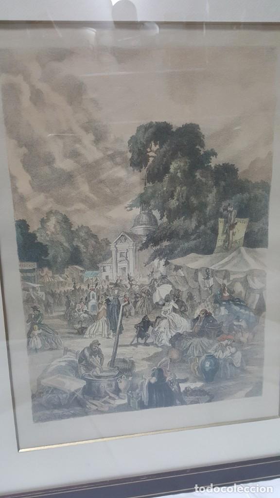 Arte: LITOGRAF&Iacute;A COLOREADA DE CARLOS S&Aacute;ENZ DE TEJADA - Foto 1