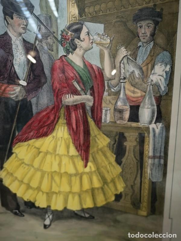 Arte: Litograf&iacute;a Coloreada del S.XIX - Foto 4