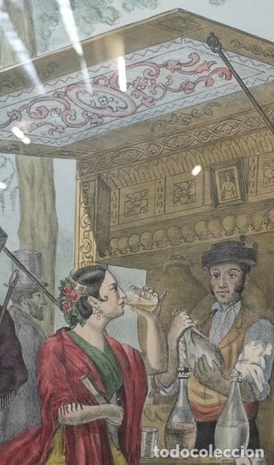 Arte: Litograf&iacute;a Coloreada del S.XIX - Foto 7