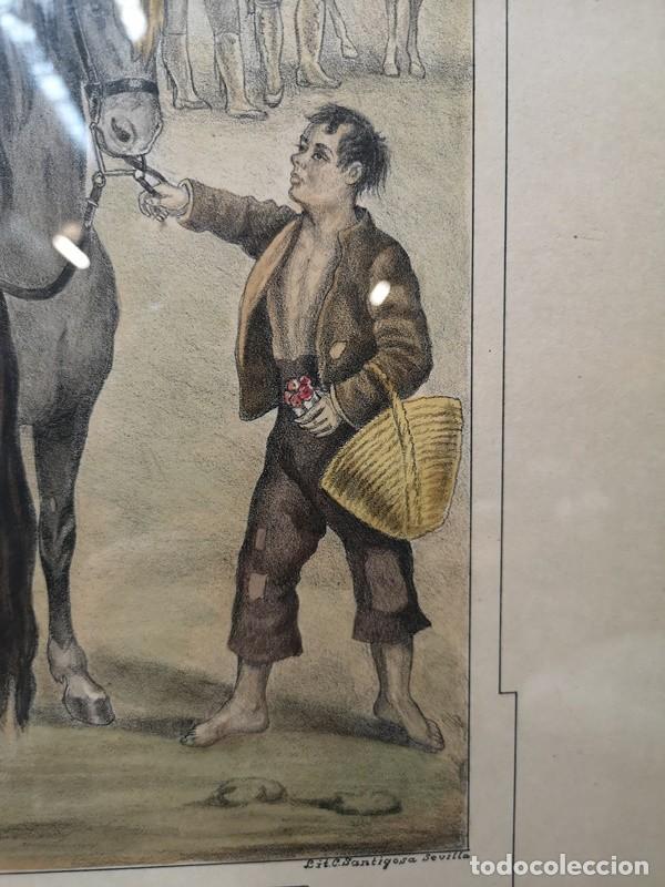 Arte: Litograf&iacute;a Coloreada del S.XIX - Foto 8