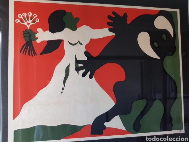 Arte: Litografia A.Miranda R. La Flor. 20/100