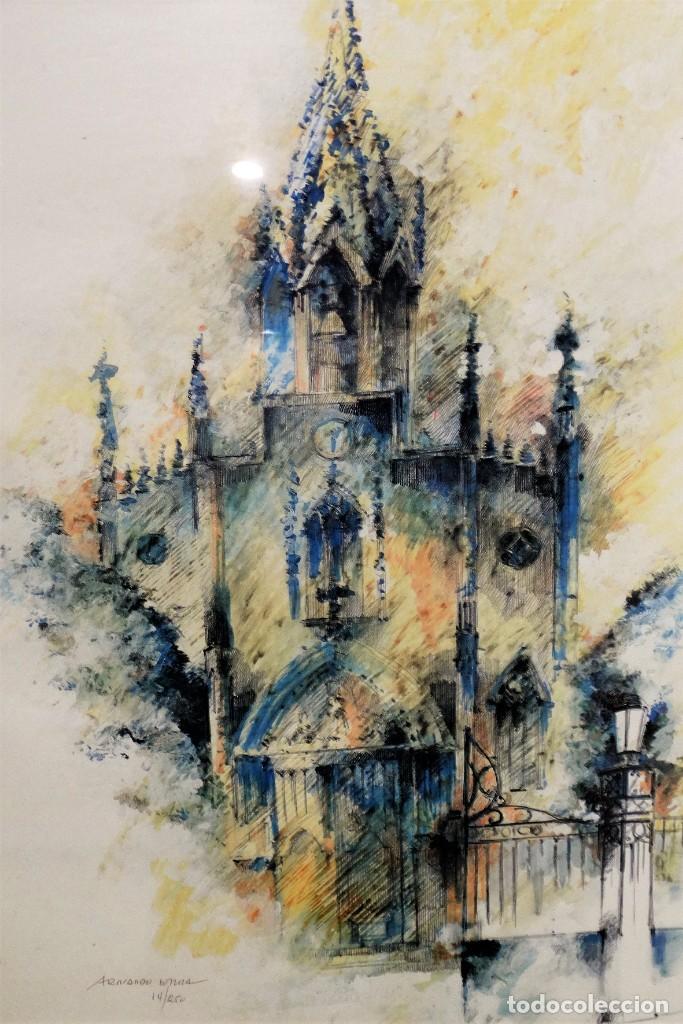 Arte: Litograf&iacute;a, Firmada y numerada. Armando Serra - Foto 3