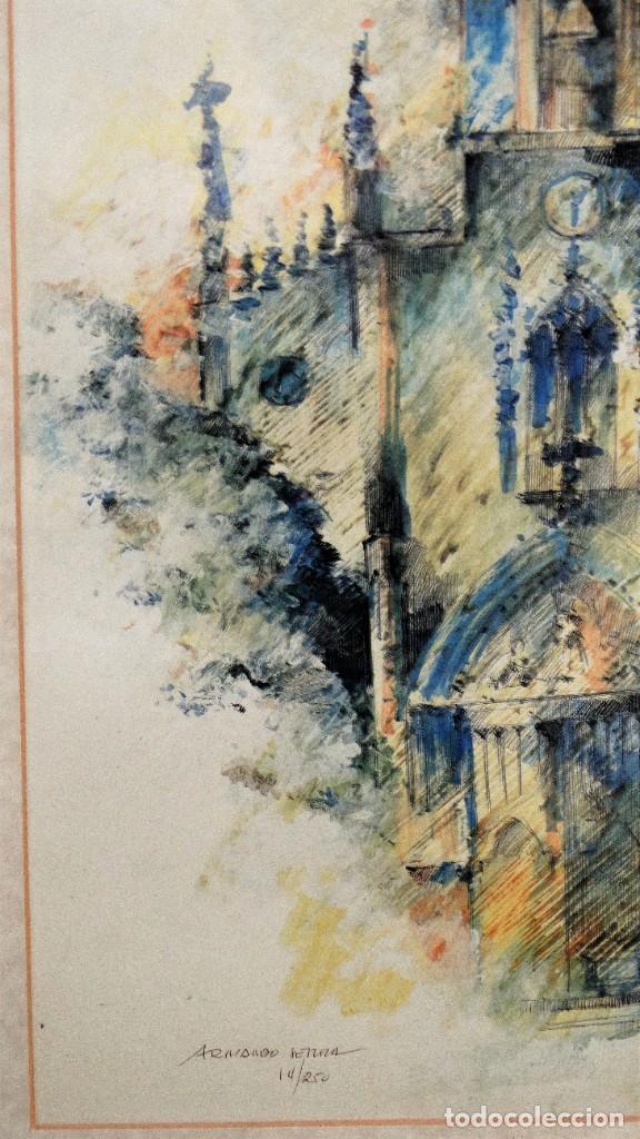 Arte: Litograf&iacute;a, Firmada y numerada. Armando Serra - Foto 6
