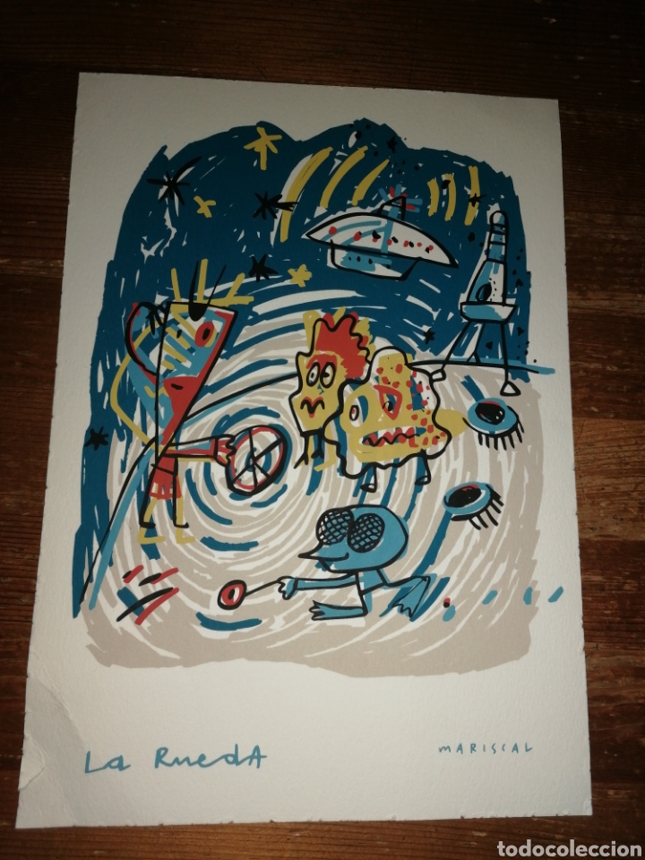 Arte: Serigrafia de MARISCAL - La Rueda - Foto 1