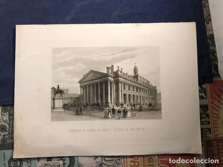 Kunst: Grandezas de Londres la bolsa y estatua de Wellington