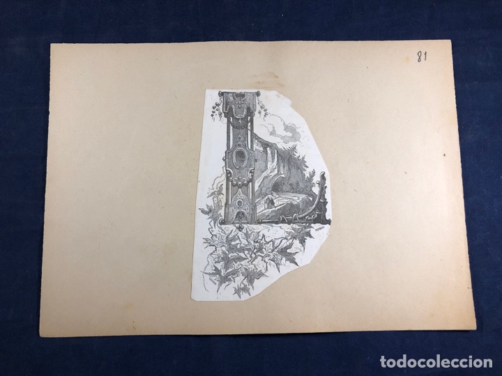 Arte: Litograf&iacute;a abecedario letra L - Foto 1