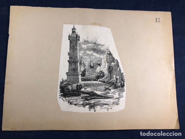 Arte: Litograf&iacute;a abecedario letra L - Foto 1