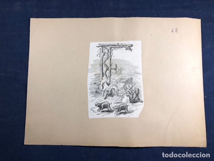 Arte: Litograf&iacute;a abecedario letra E - Foto 1