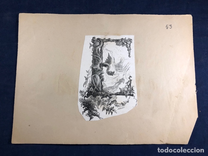 Arte: Litograf&iacute;a abecedario letra E - Foto 1