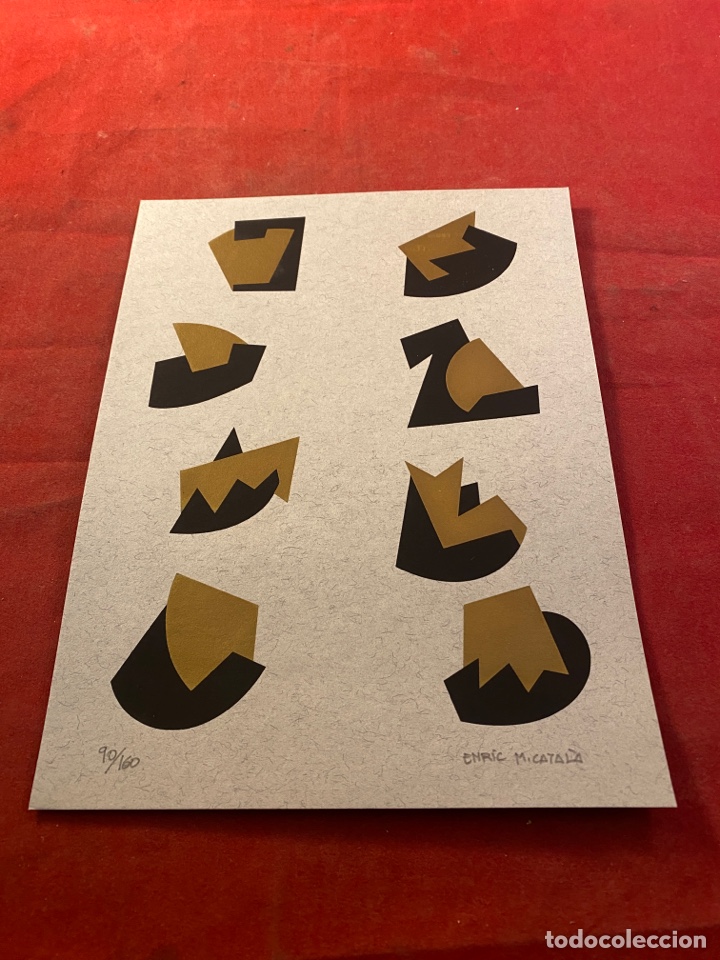 Art: Litograf&iacute;a figuras firmada Enric M. Catal&agrave;