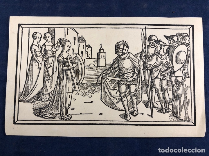 Arte: Litograf&iacute;a antigua - Foto 1