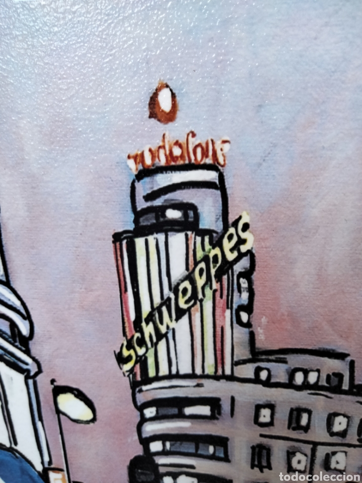 Arte: CUADRO de Gran V&iacute;a de Madrid tipo comic de JOSE ALCALA - Foto 4
