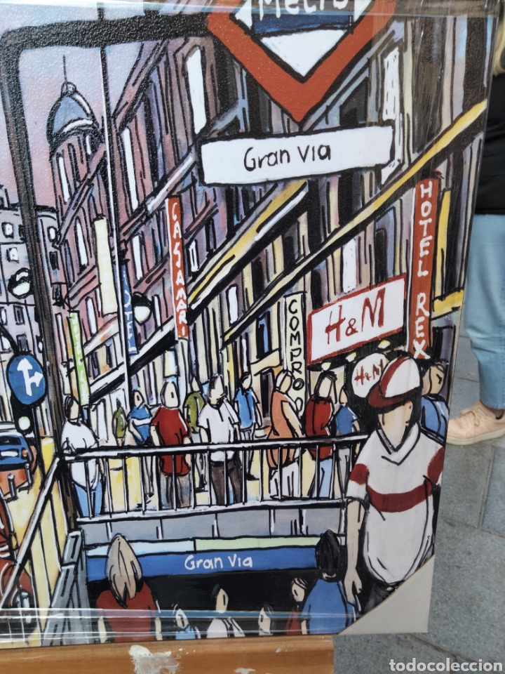 Arte: CUADRO de Gran V&iacute;a de Madrid tipo comic de JOSE ALCALA - Foto 5