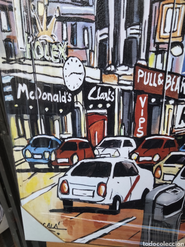 Arte: CUADRO de Gran V&iacute;a de Madrid tipo comic de JOSE ALCALA - Foto 6