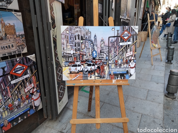 Arte: CUADRO de Gran V&iacute;a de Madrid tipo comic de JOSE ALCALA - Foto 7