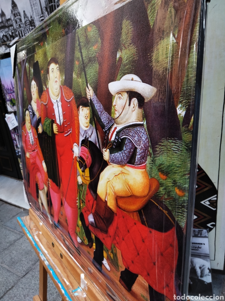 Arte: CUADRO DE BOTERO. Cuadrilla toreros. - Foto 2