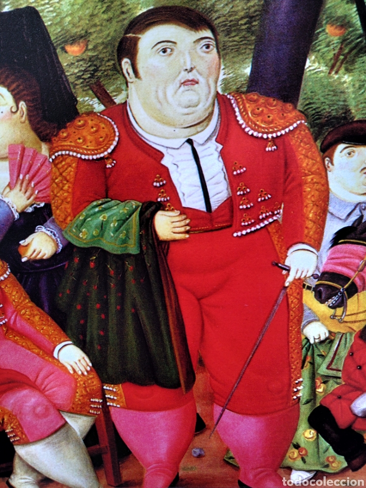 Arte: CUADRO DE BOTERO. Cuadrilla toreros. - Foto 4