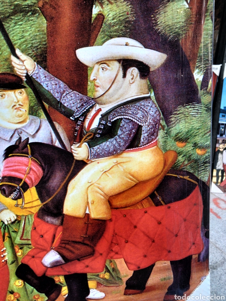 Arte: CUADRO DE BOTERO. Cuadrilla toreros. - Foto 5