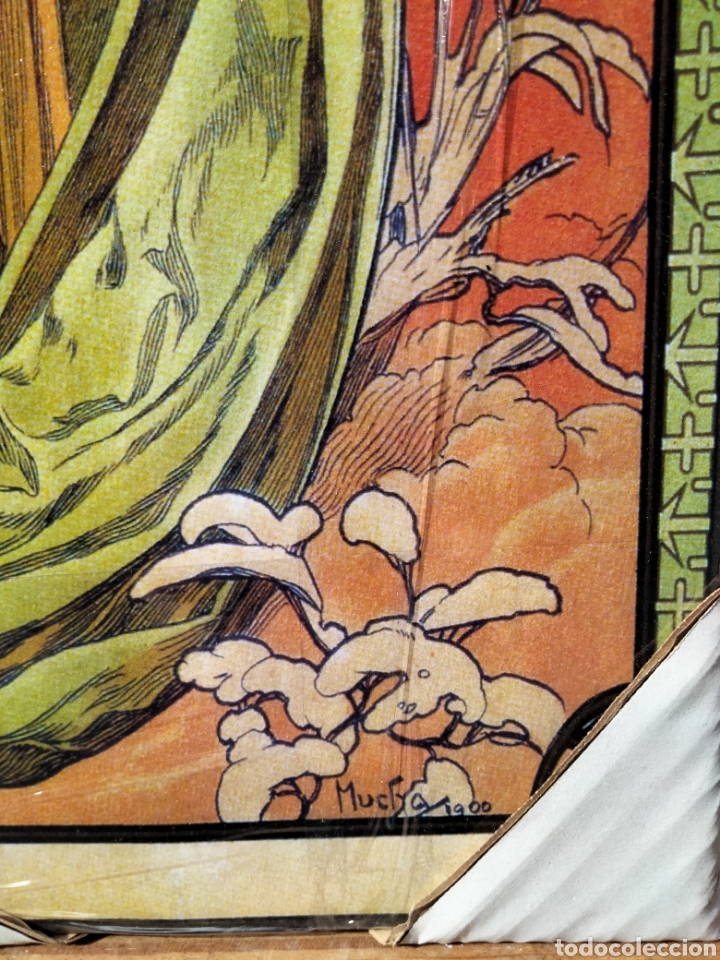 Arte: Cuadro de Alphonse Mucha. Litografia offset - Foto 5