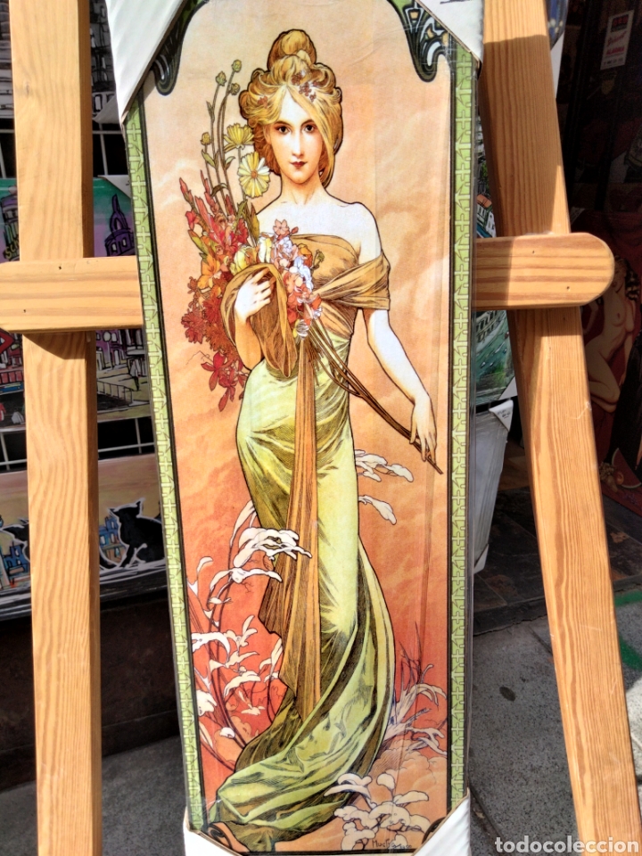 Arte: Cuadro de Alphonse Mucha. Litografia offset - Foto 1