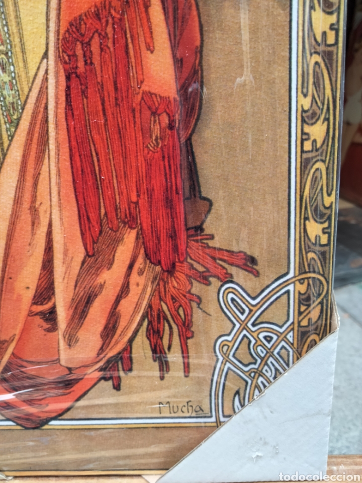 Arte: Cuadro de Alphonse Mucha. 60x20 cm. Litograf&iacute;a offset - Foto 6