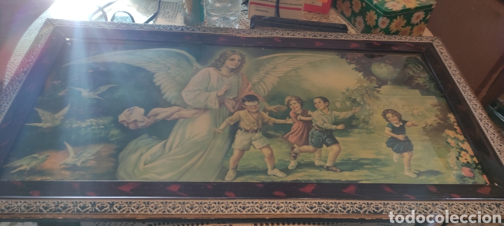 Arte: Litograf&iacute;a del &Aacute;ngel de la guarda - Foto 5