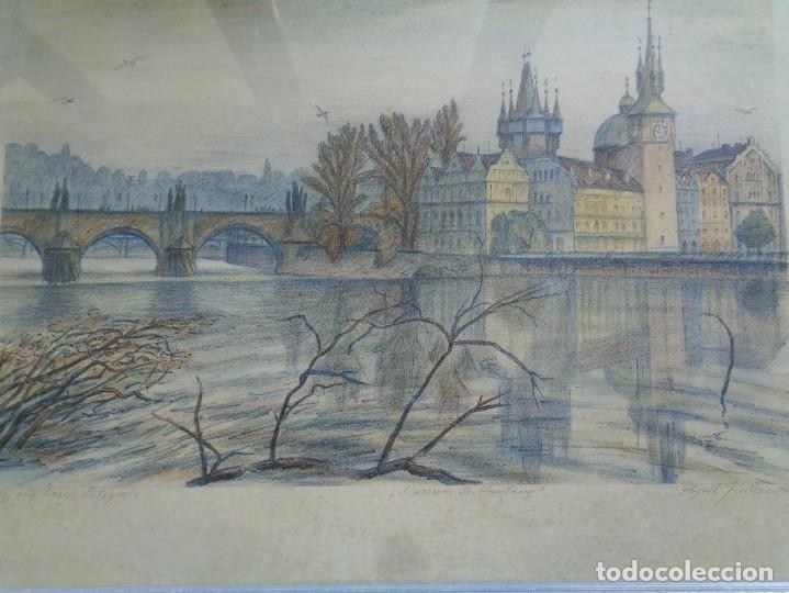 Arte: KUCNA. 1988. LITOGRAF&Iacute;A ORIGINAL EN COLOR. 30/80 EJEMPLARES. MUZEUM BEDRICHA SMETANY, PRAGA.