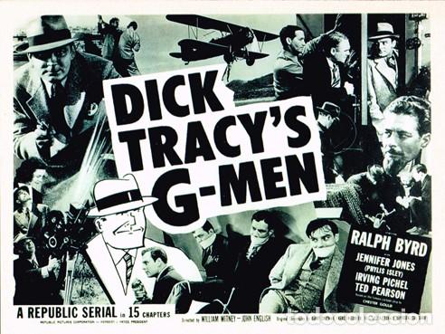 Kunst: Lamina de Cartel de la pelicula Dick Tracy's G-men. 80 x 60 cm.