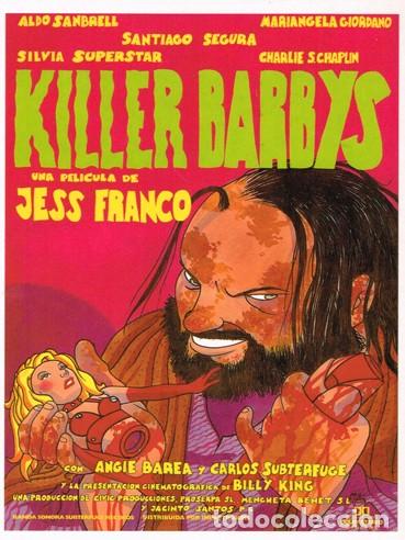 Kunst: Lamina de Cartel de la pelicula Killer Barbys. 80 x 60 cm.