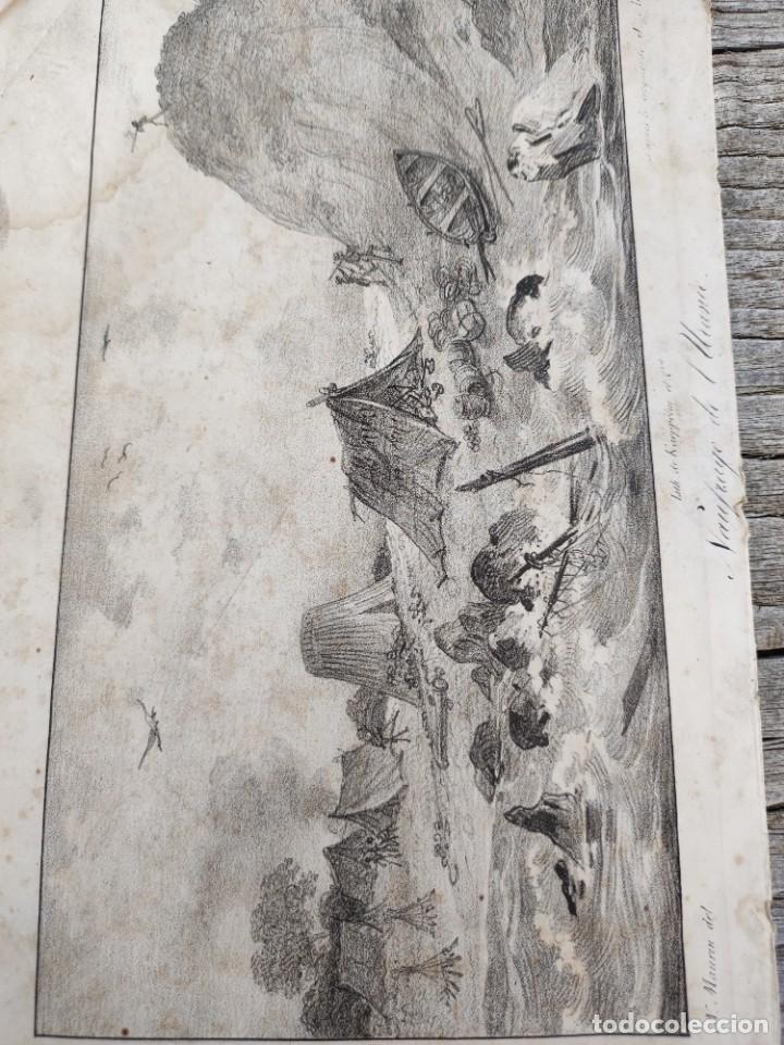 Arte: Litograf&iacute;a antigua - Foto 2