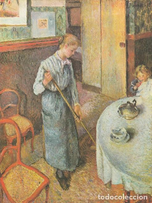 Kunst: Lamina impresionista de PISSARRO &rdquo;Criada campesina&rdquo; 1882. 80 x 60cm