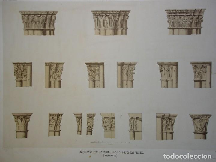 Arte: Salamanca, Siglo XIX, Detalles de los Capiteles del Interior de la Catedral Vieja