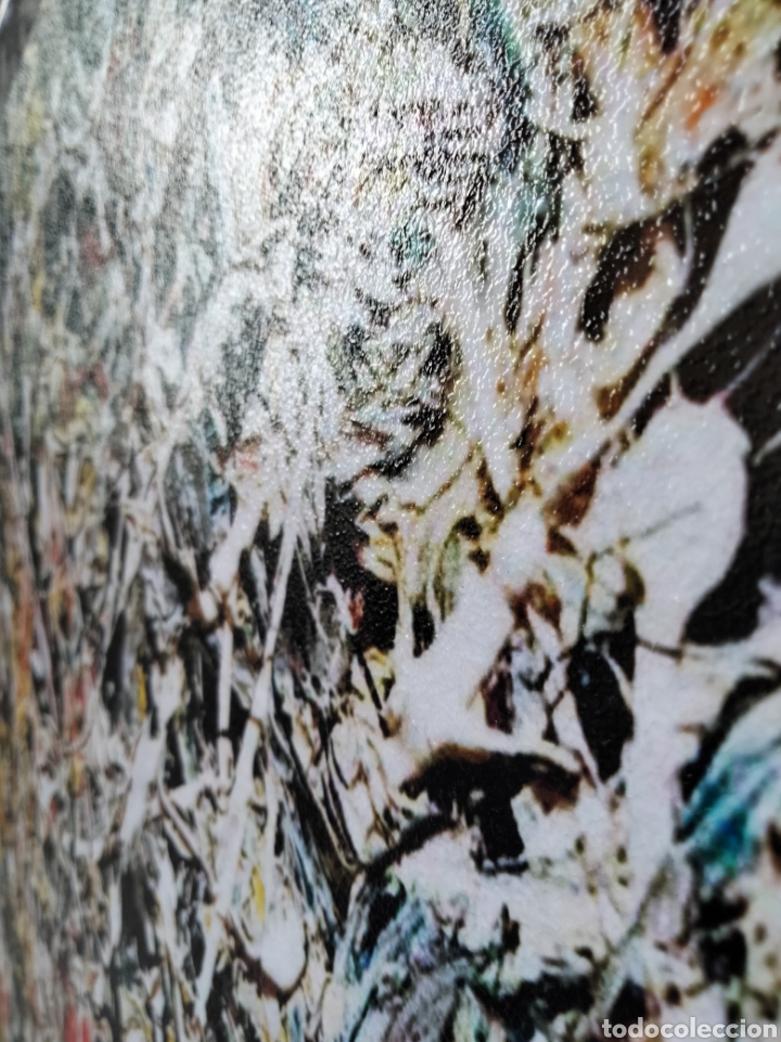 Arte: Cuadro de Jackson Pollock. Abstracto de 100 x 70 cm. Litograf&iacute;a offset. - Foto 6