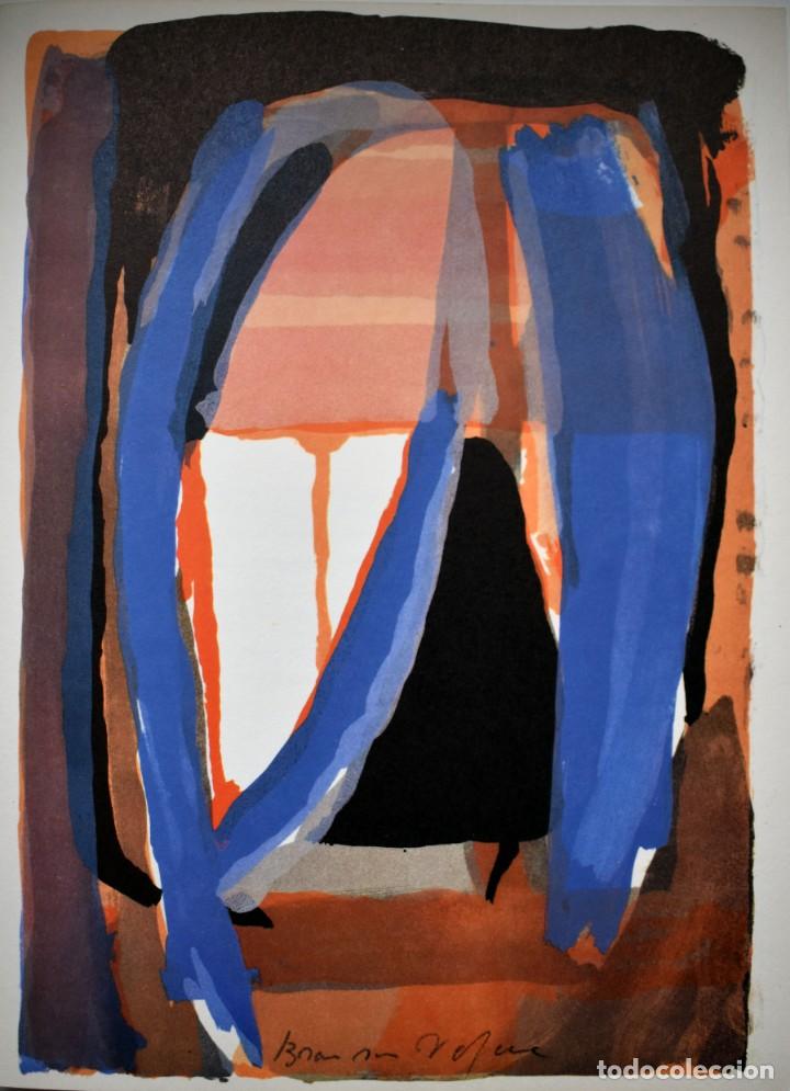 Arte: Bram VAN VELDE - Litograf&iacute;a Derriere le Miroir - L'Unique (1974)