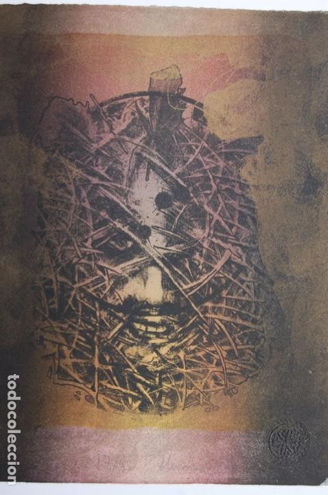 Arte: ANDRZEJ K. WISNIEWSKI. Polonia 1947.Litograf&iacute;a de 33x25. Firmada autor. Ej. 17/30 A&ntilde;o 1981.