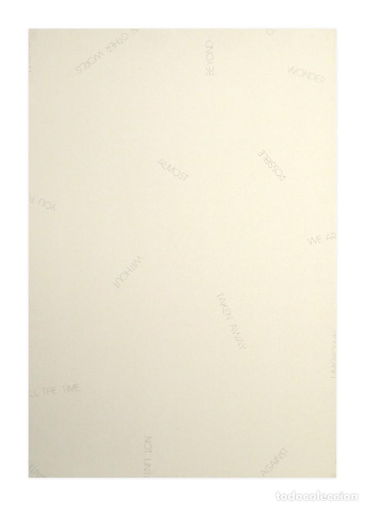 Arte: Robert Barry - Litograf&iacute;a firmada y numerada - Foto 1